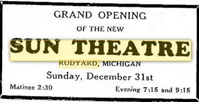 Sun Theatre - Dec 27 1939 Grand Opening Ad